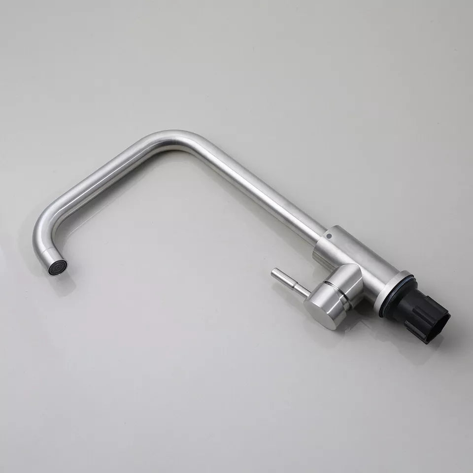 Brushed Nickel Kitchen Faucet - Modern and Functional