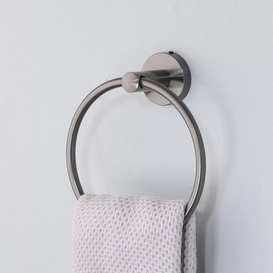 Handdoekring Gun Metal