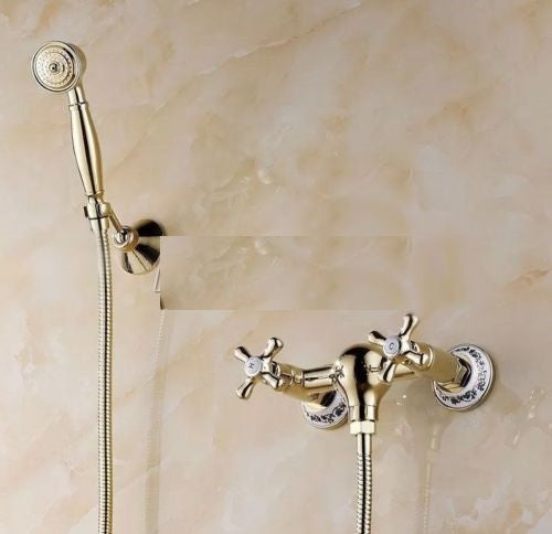 Golden shower faucet