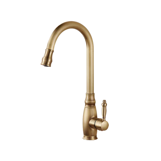 Landelijke keukenkraan antiek brons