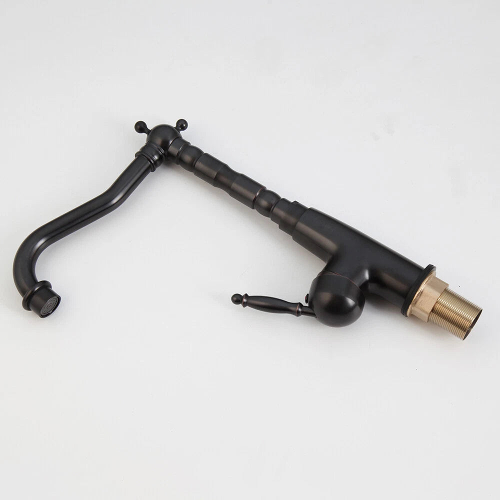 Wastafelkraan – oliebrons (olie gewreven brons)