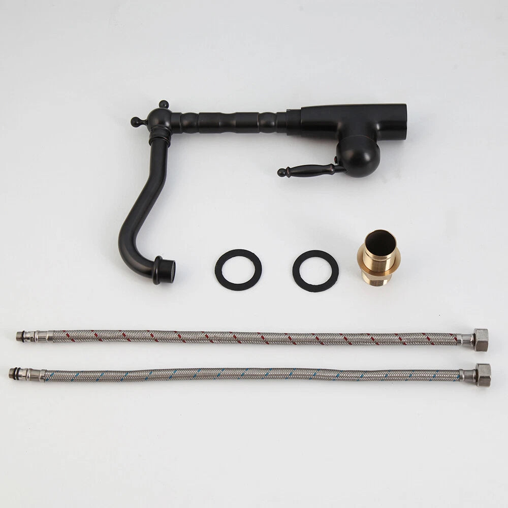 Wastafelkraan – oliebrons (olie gewreven brons)