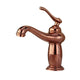 Rose gold washbasin tap