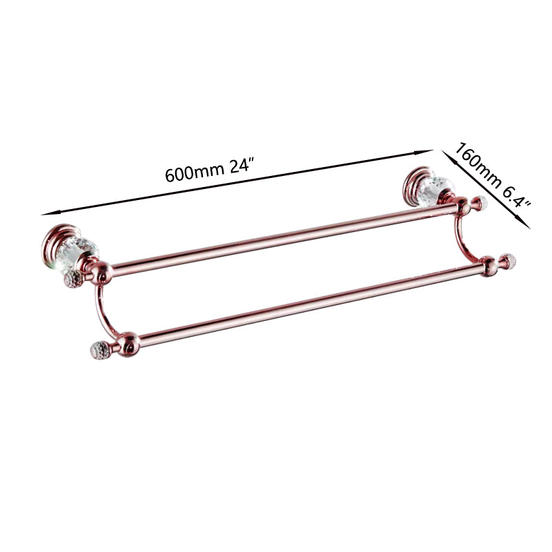 Roségouden badkamer accessoireset – 5-delig
