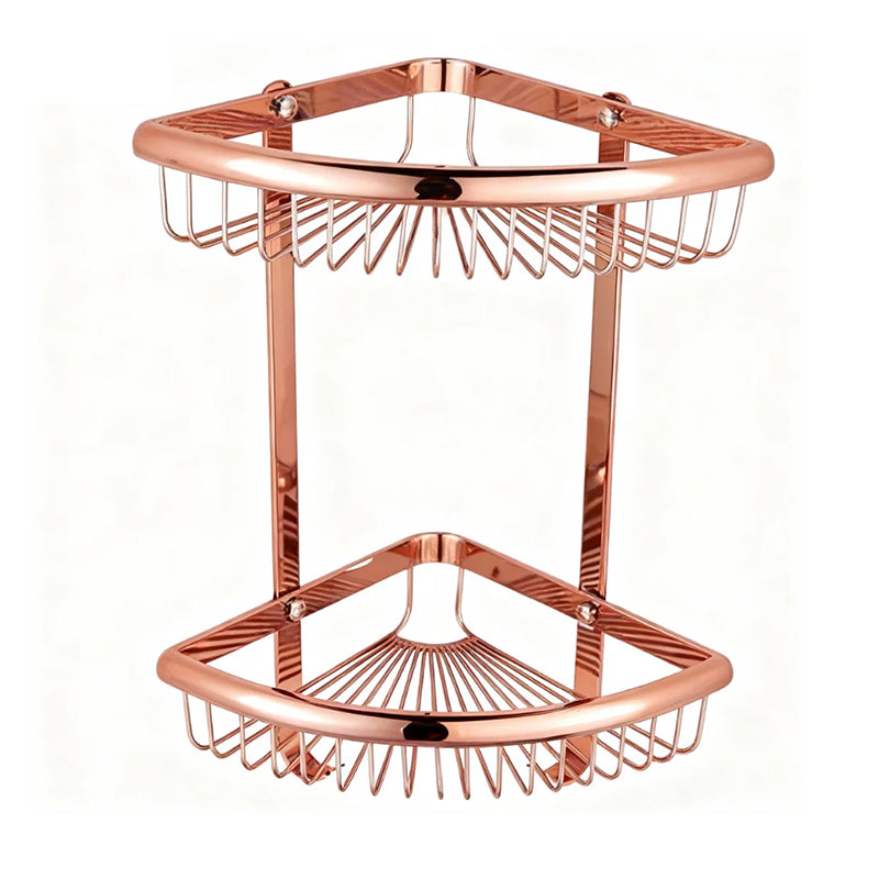 Roségouden badkamer accessoireset – 5-delig