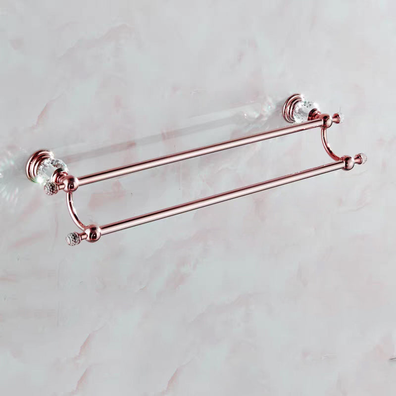 Roségouden badkamer accessoireset – 5-delig