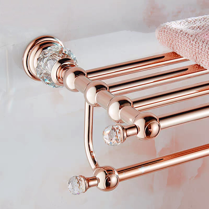 Roségouden badkamer accessoireset – 5-delig