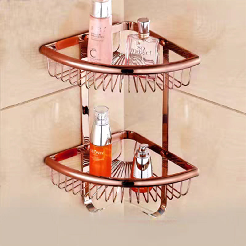 Luxe doucherek hoekmodel roségoud – 2 etages