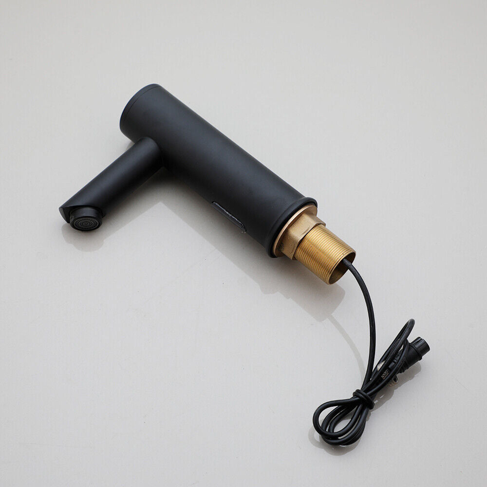 Schwarzer Sensorhahn Kaltmodell