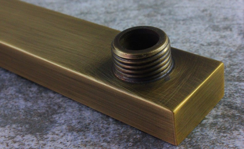 Unterputz-Duschset, Antikbronze, Wandmontage