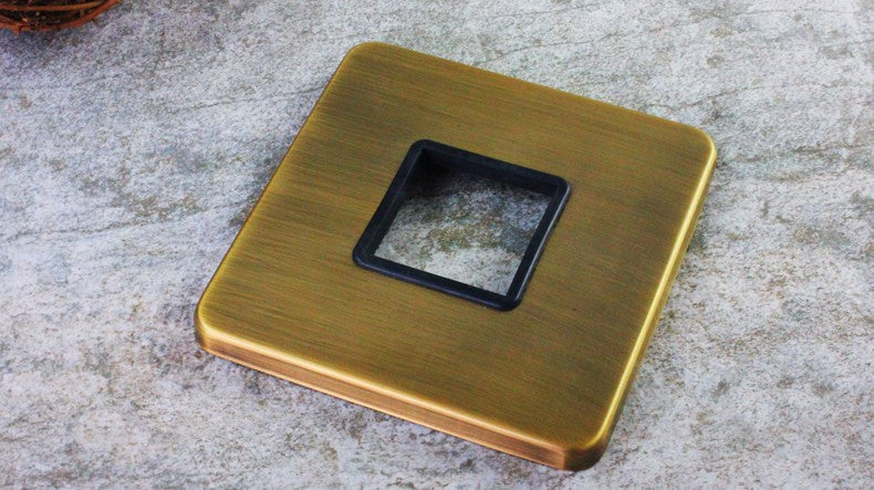 Unterputz-Duschset, Antikbronze, Wandmontage