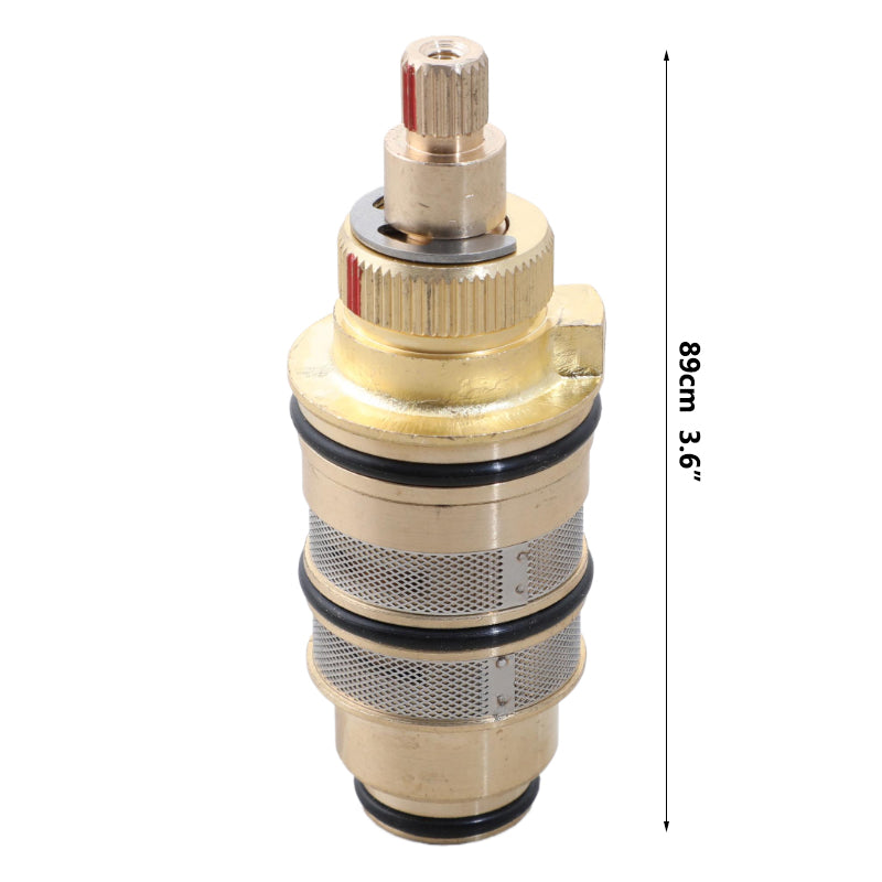 Thermostatische cartridge met keramische schijven voor douche- en badkranen