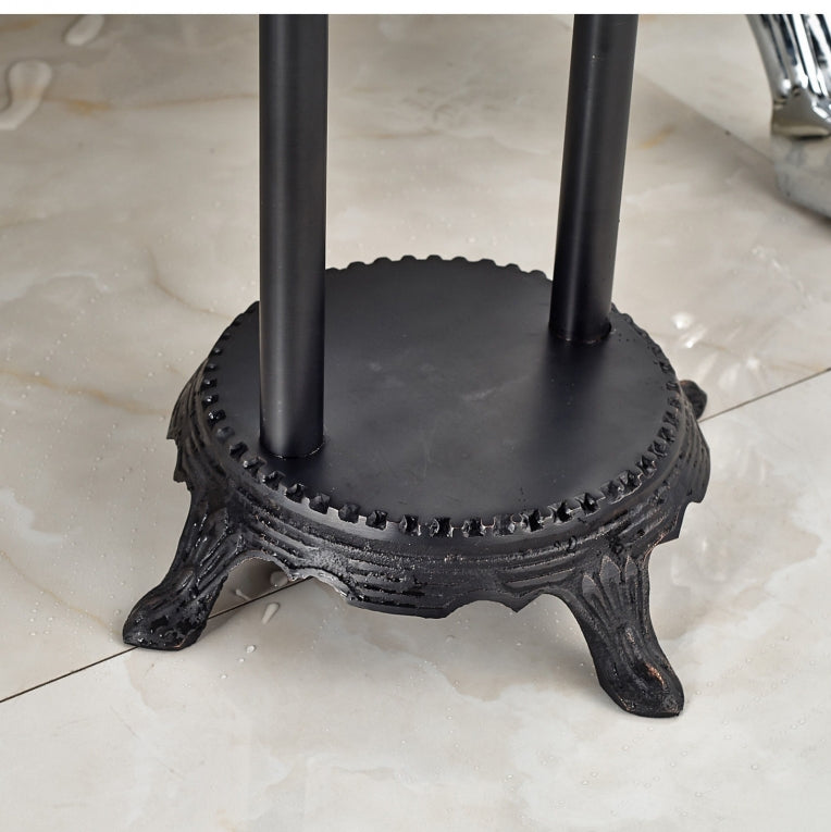 Freestanding Nostalgic Bath Tap in Black