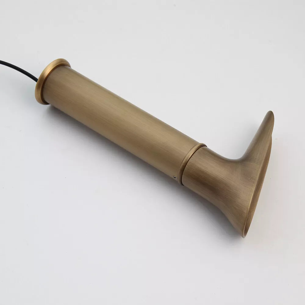 Sensomatica Nostalgischer Wasserfall-Wasserhahn aus Bronze mit Sensor – Landhausstil