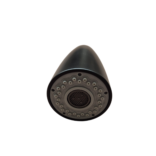 Kitchen faucet black spray head