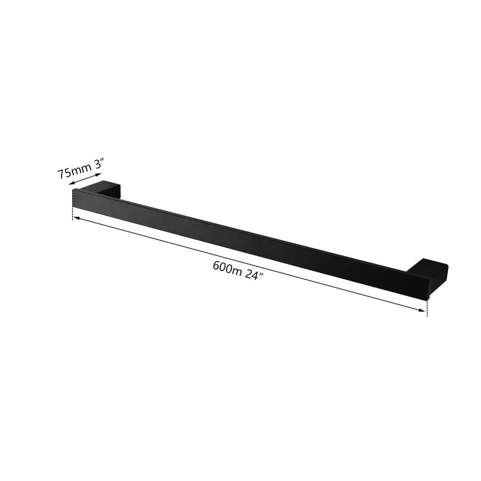 Modern and Stylish Black Towel Rack