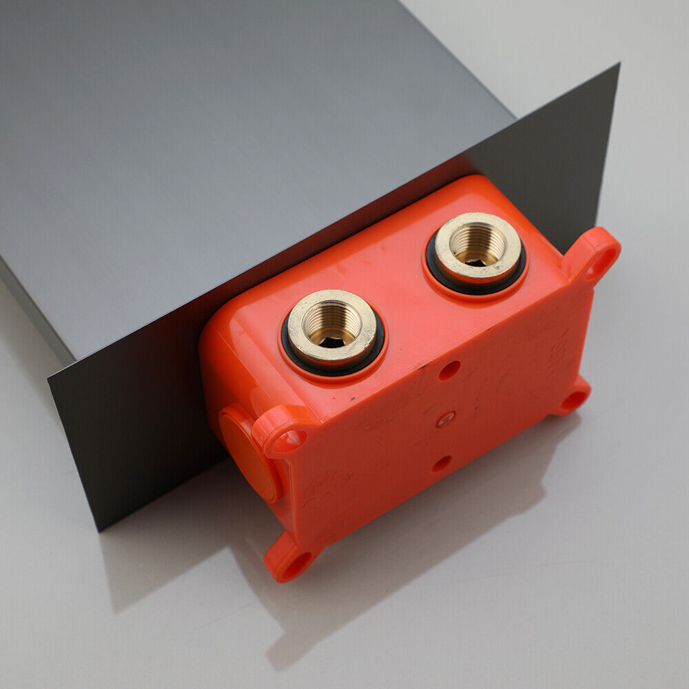 Luxury Gun Metal Built-in Rain Shower