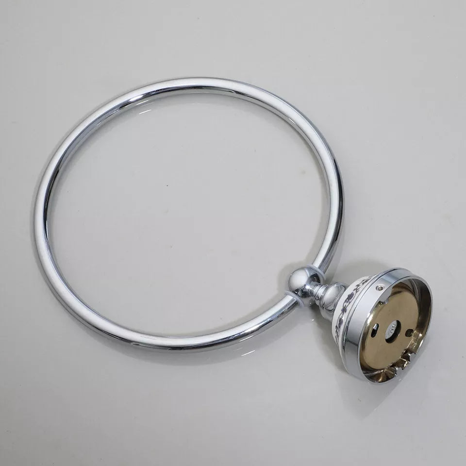 Luxury Towel Ring - Chrome