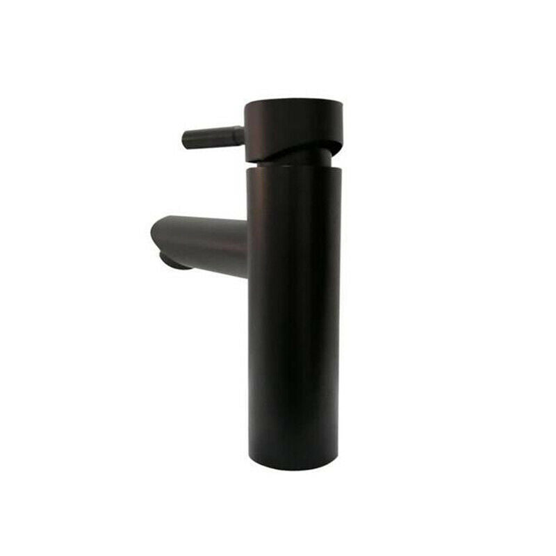 black bathroom faucet