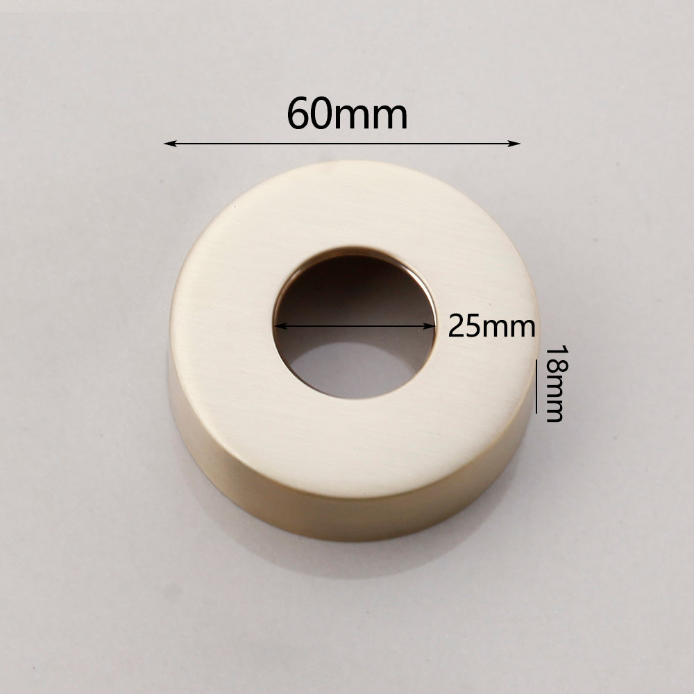 Finish tap rosette brushed gold