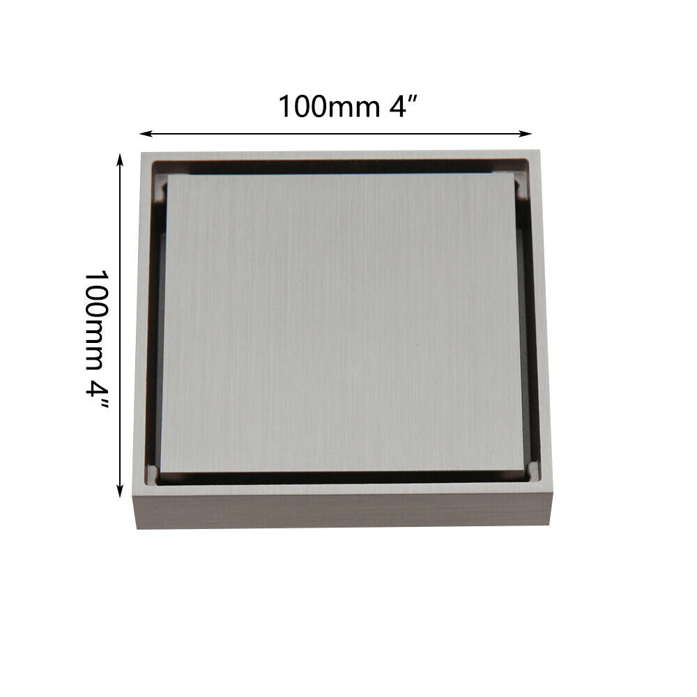 Shower Drain Brushed Nickel – Square Model