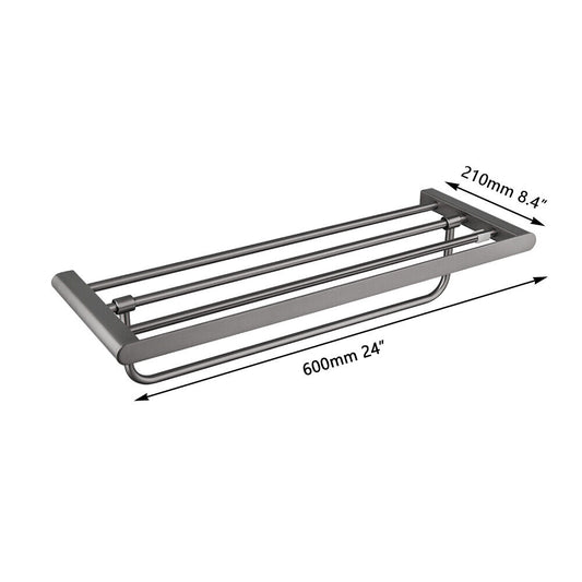 Handtuchhalter in Gun Metal-Ausführung