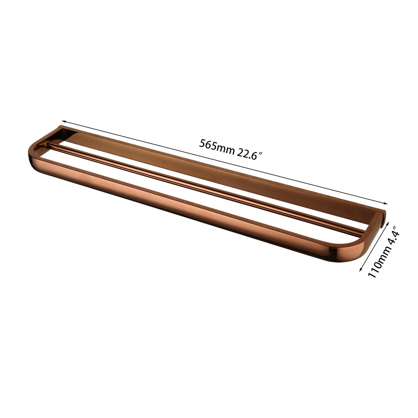 Beautiful rose gold towel rack