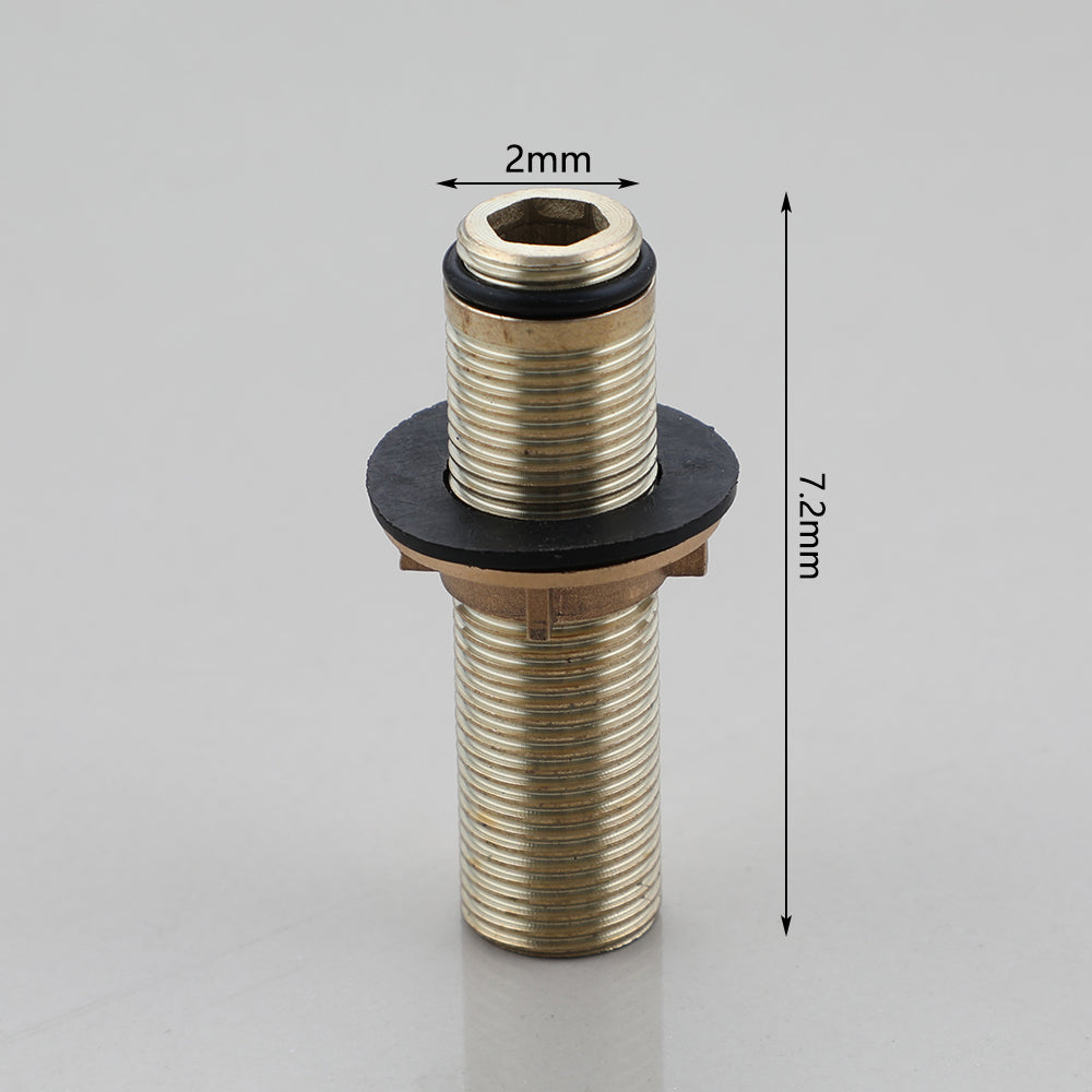Threaded tube 7cm for mounting cold water tap G 1/2 size