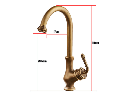 Elegant bronze faucet
