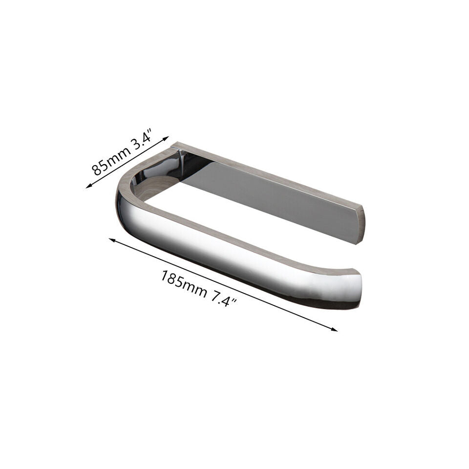 Chrome toilet roll holder, modern style