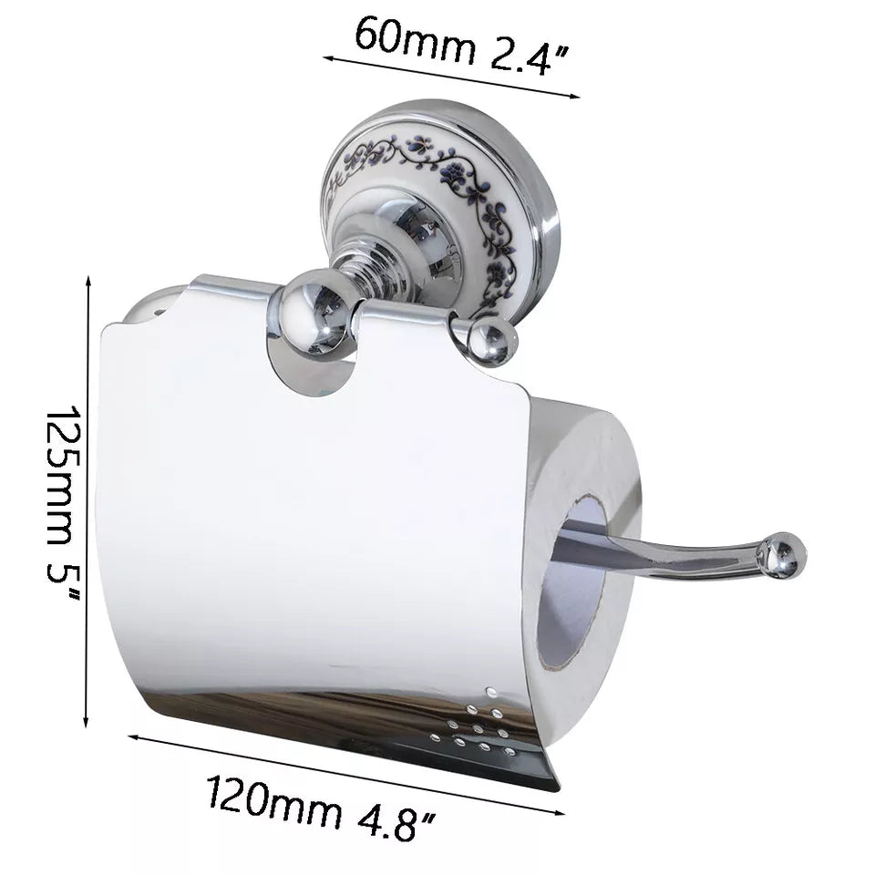 Nostalgic toilet paper holder - Chrome