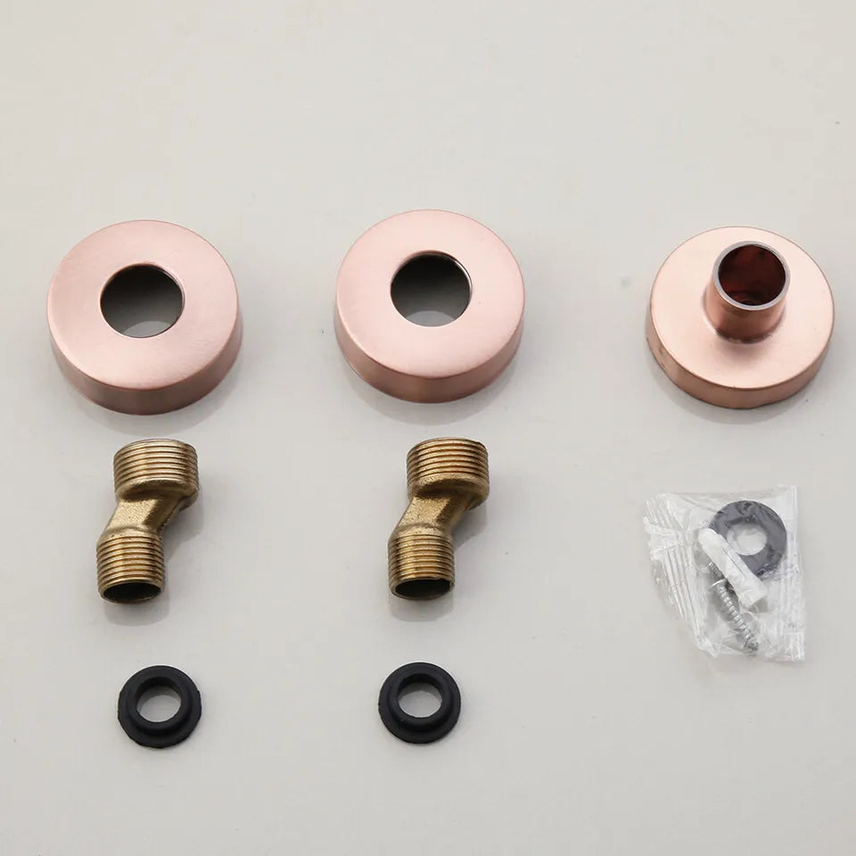 Klassische nostalgische Kupfer-Aufputz-Regendusche