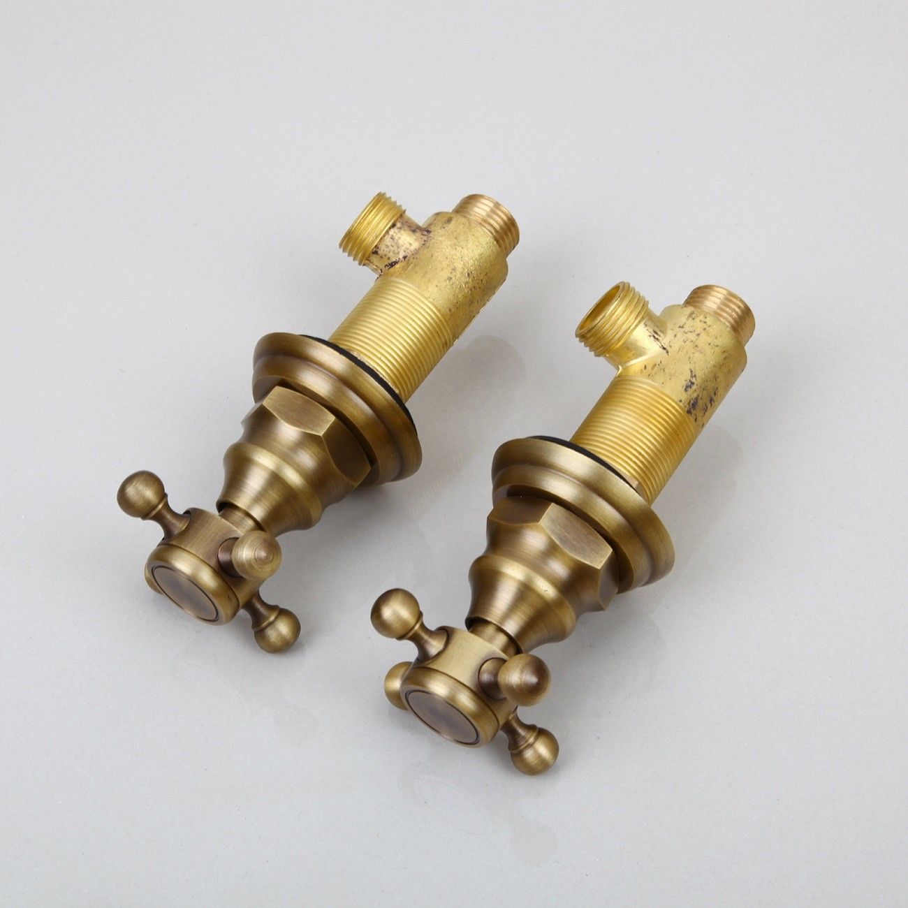 Antique bronze built-in shower set