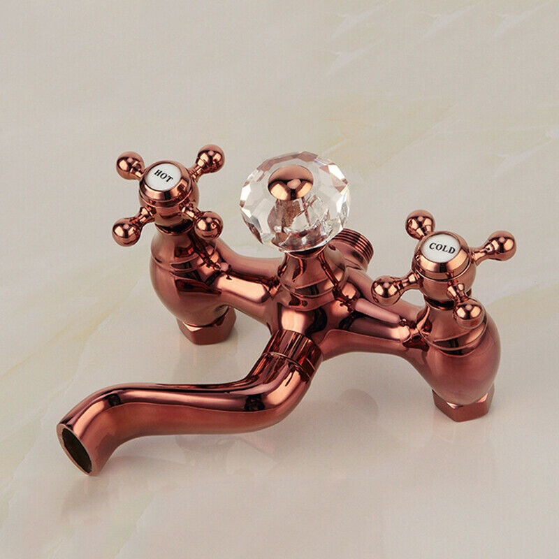 Nostalgic pink bath tap