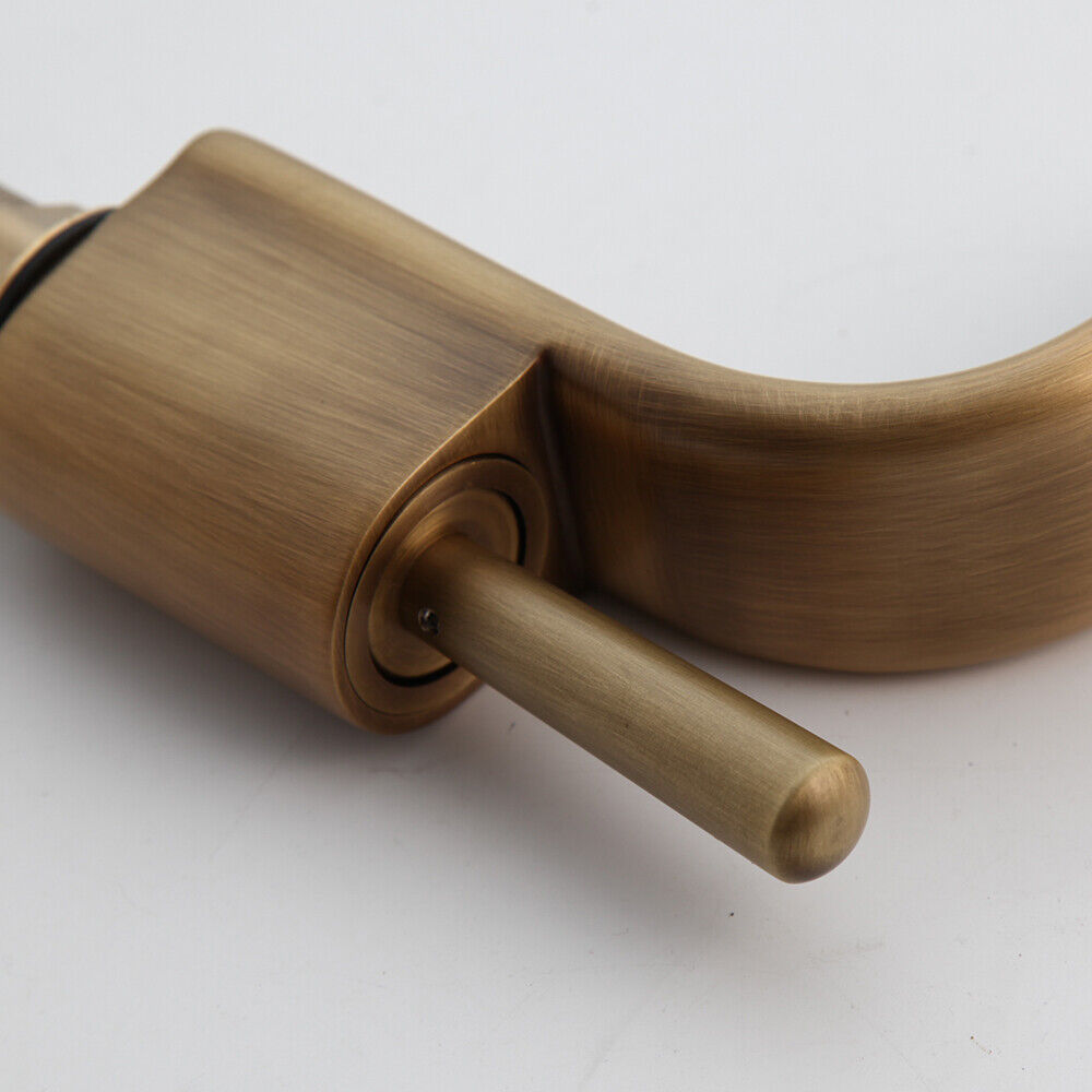 Nostalgic bronze-colored washbasin tap mixer tap