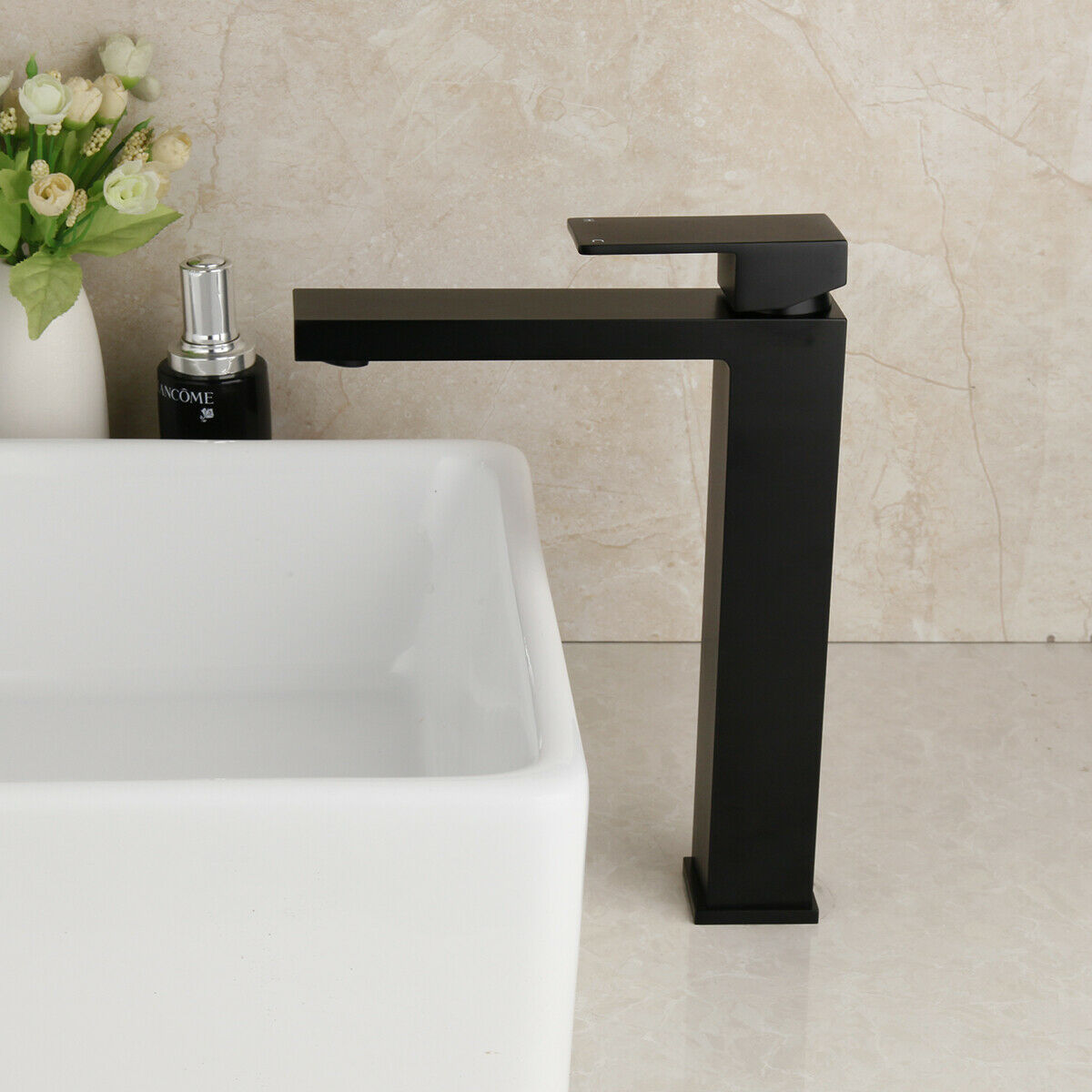 Beautiful tall black tap