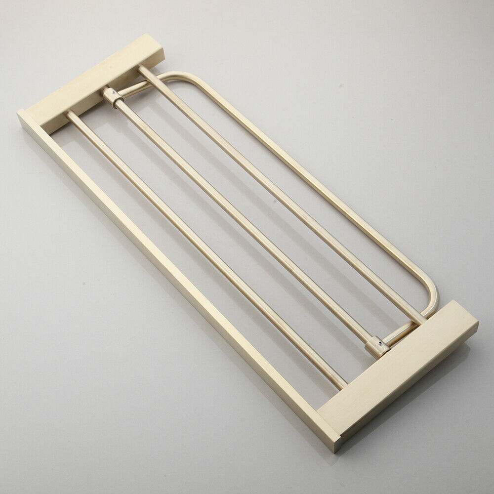 Matte gold towel rack