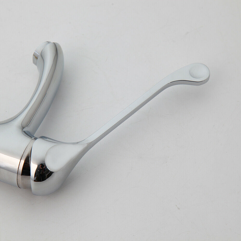 Elbow mixer tap chrome