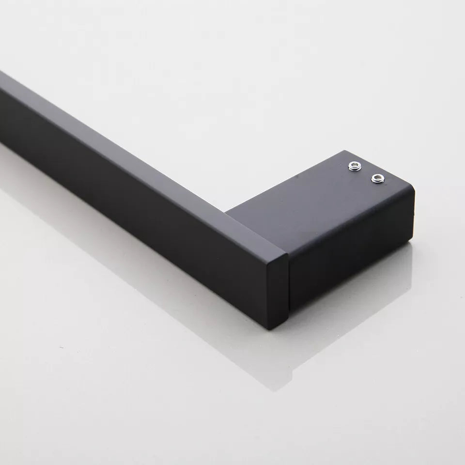 Modern and Stylish Black Towel Rack