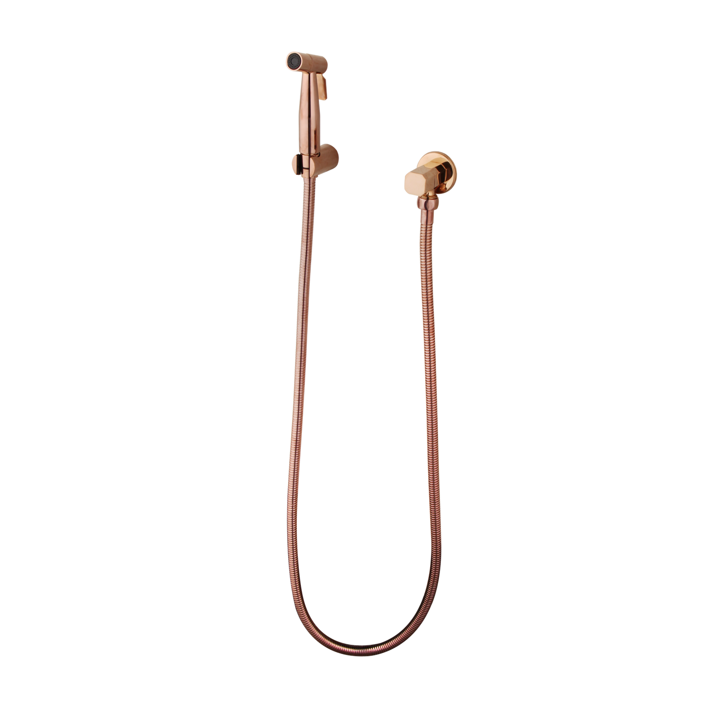 Bidet sprayer in rose gold color