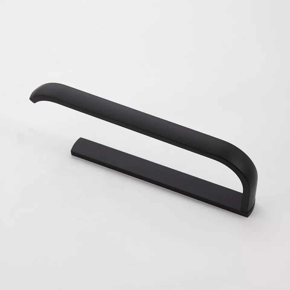 Schwarzer Handtuchhalter für Bad oder WC