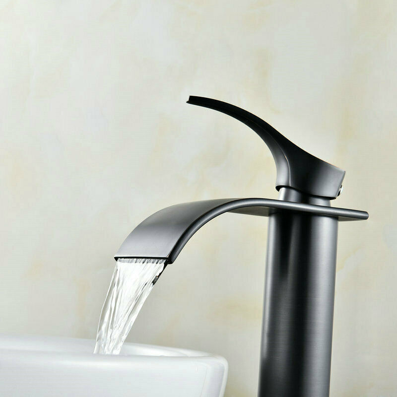 Black waterfall tap