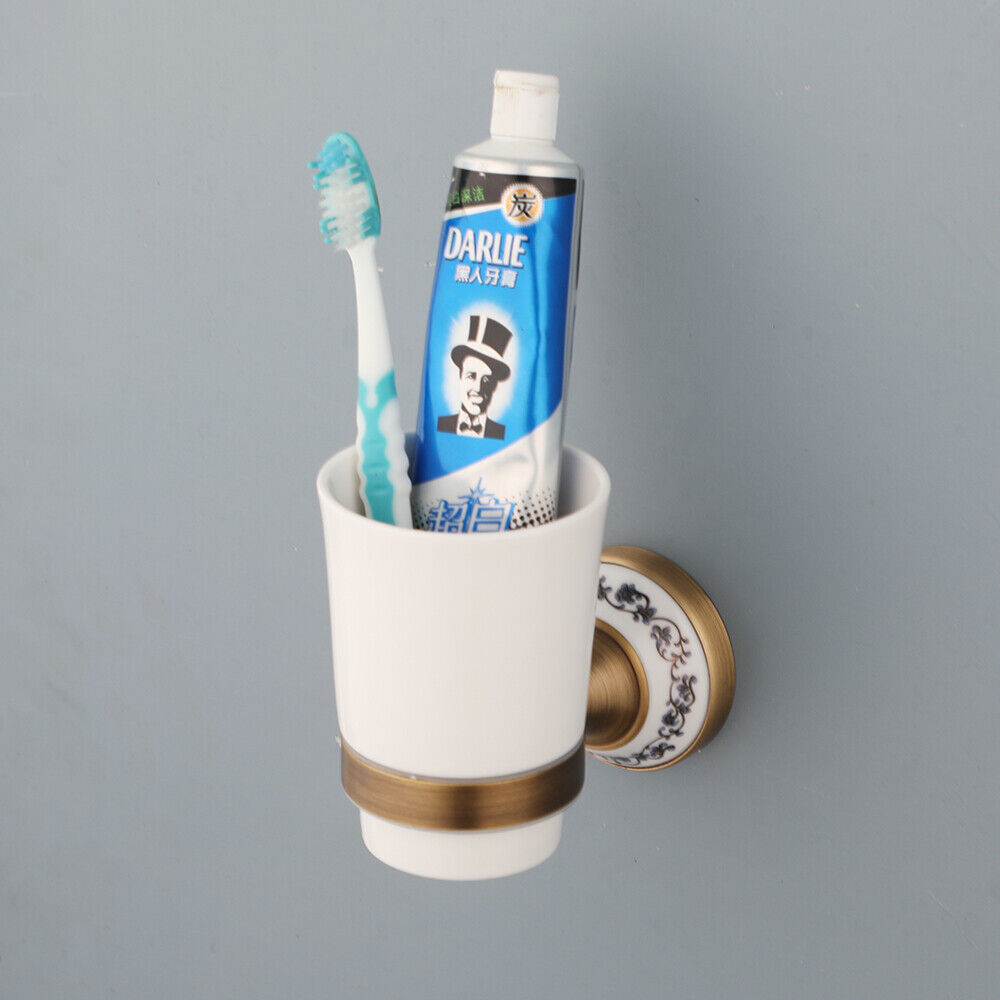 Bronzefarbener Zahnputzbecherhalter