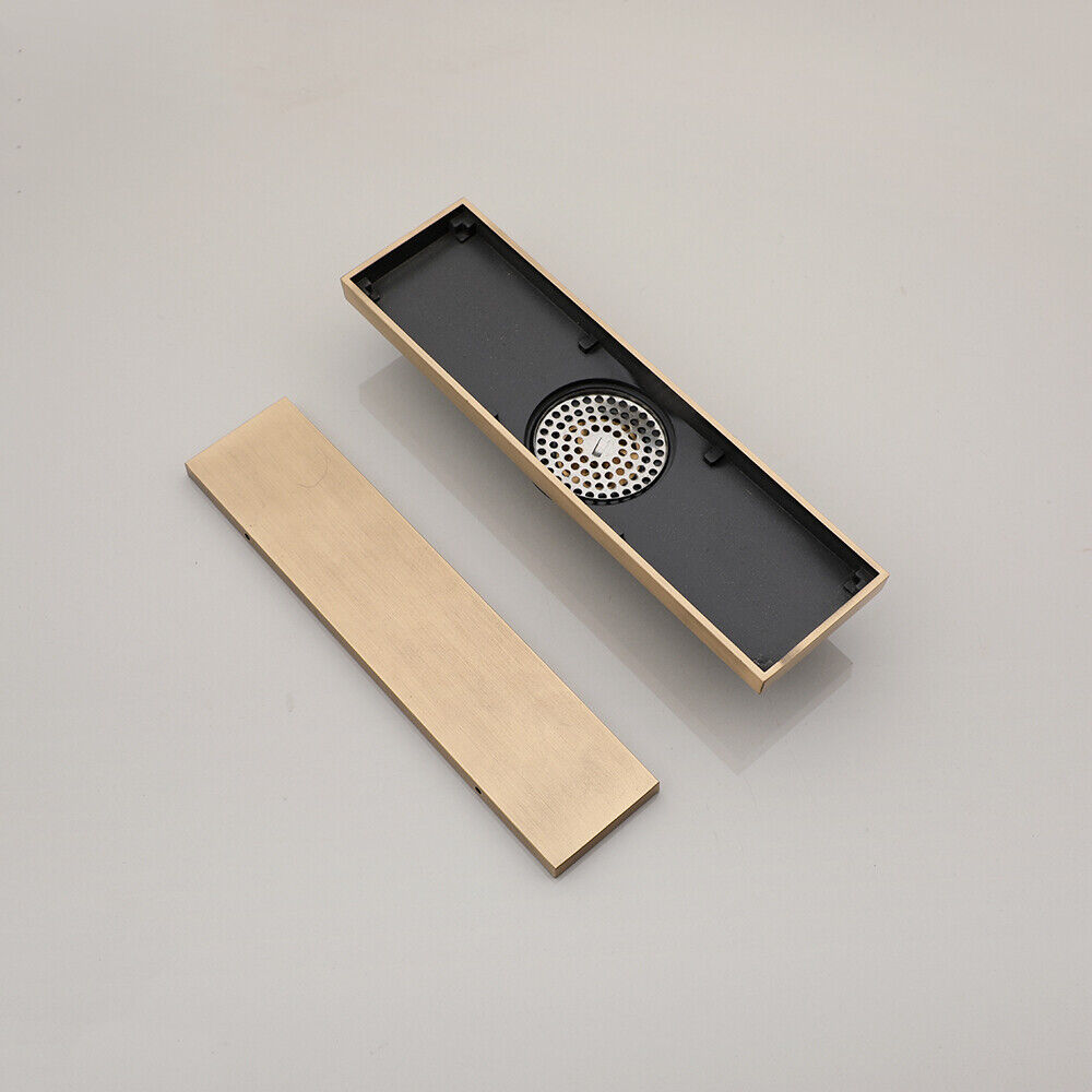 Luxurious Bronze-Colored Shower Drain 100cm with Odor Trap