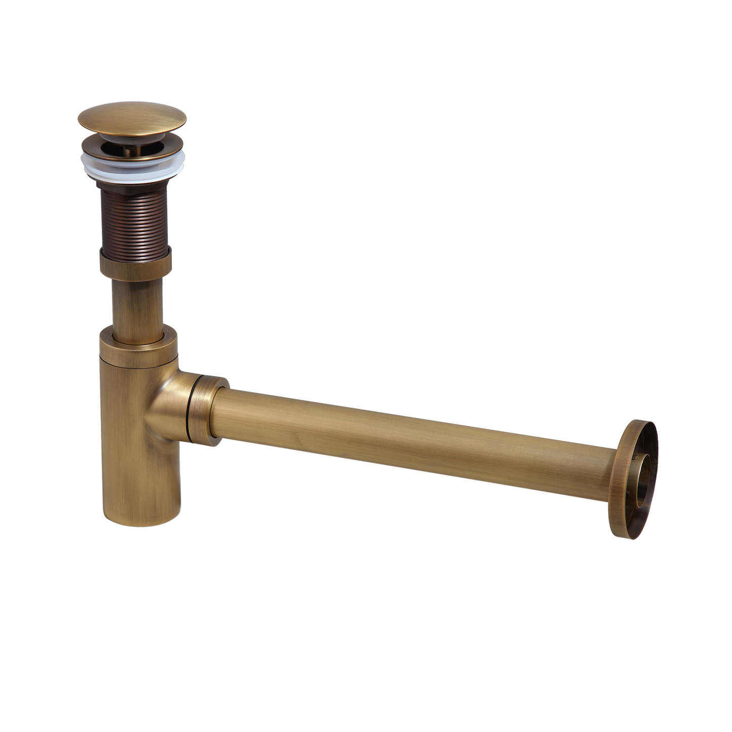 Bronze-Siphon mit Pop-Up-Ablauf ohne Überlauf