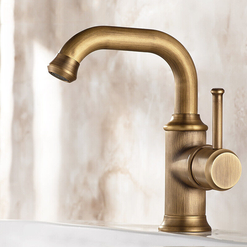 Country bronze-colored mixer tap
