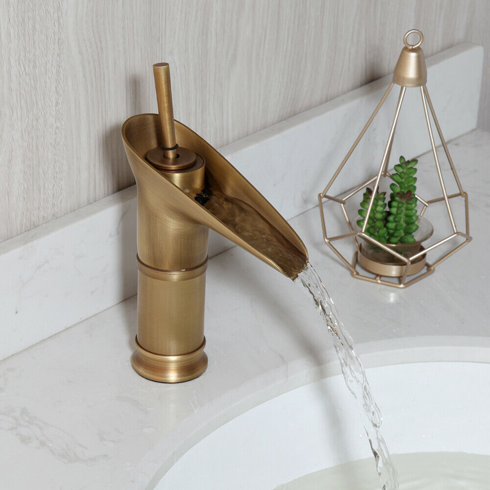 Bronze waterfall tap