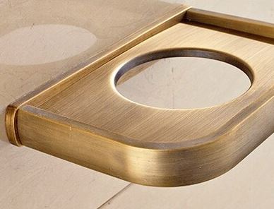 Toilet brush keep national bronze