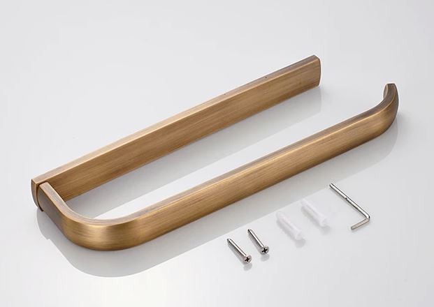 Towel rack bronze-colored