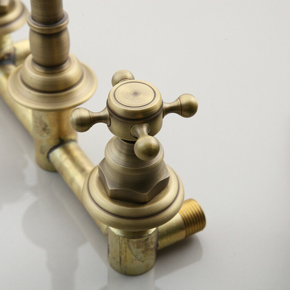 Wandeinbauhahn aus Bronze